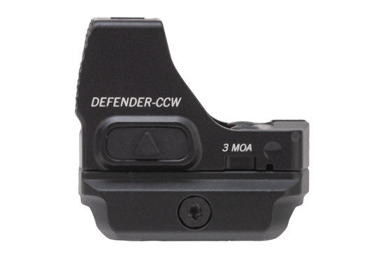 Vortex Optics 3-MOA Defender CCW ruggedized mini-reflex sight for concealed carry